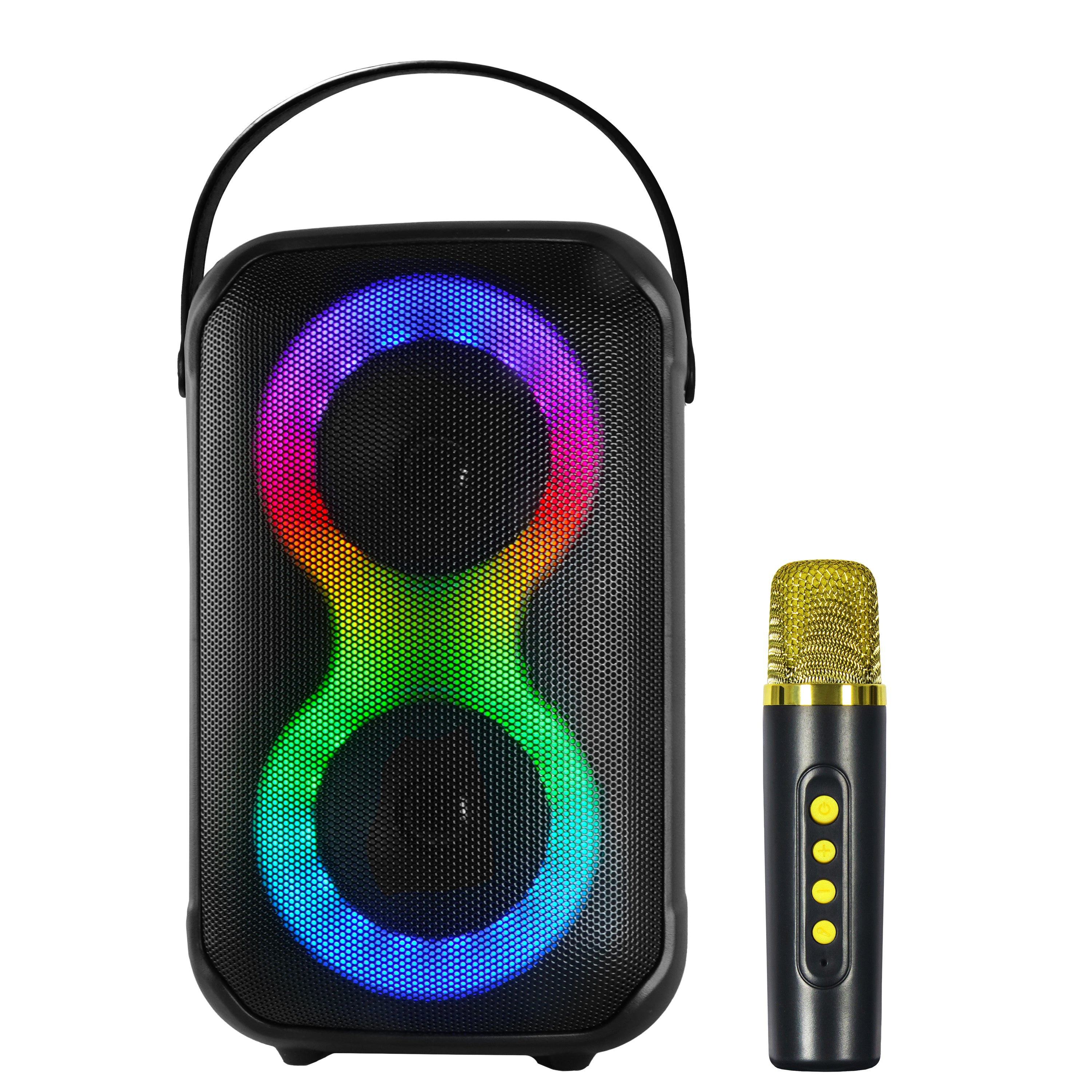 Karaoke Kraze - 2x 4" Portable Bluetooth® Speaker