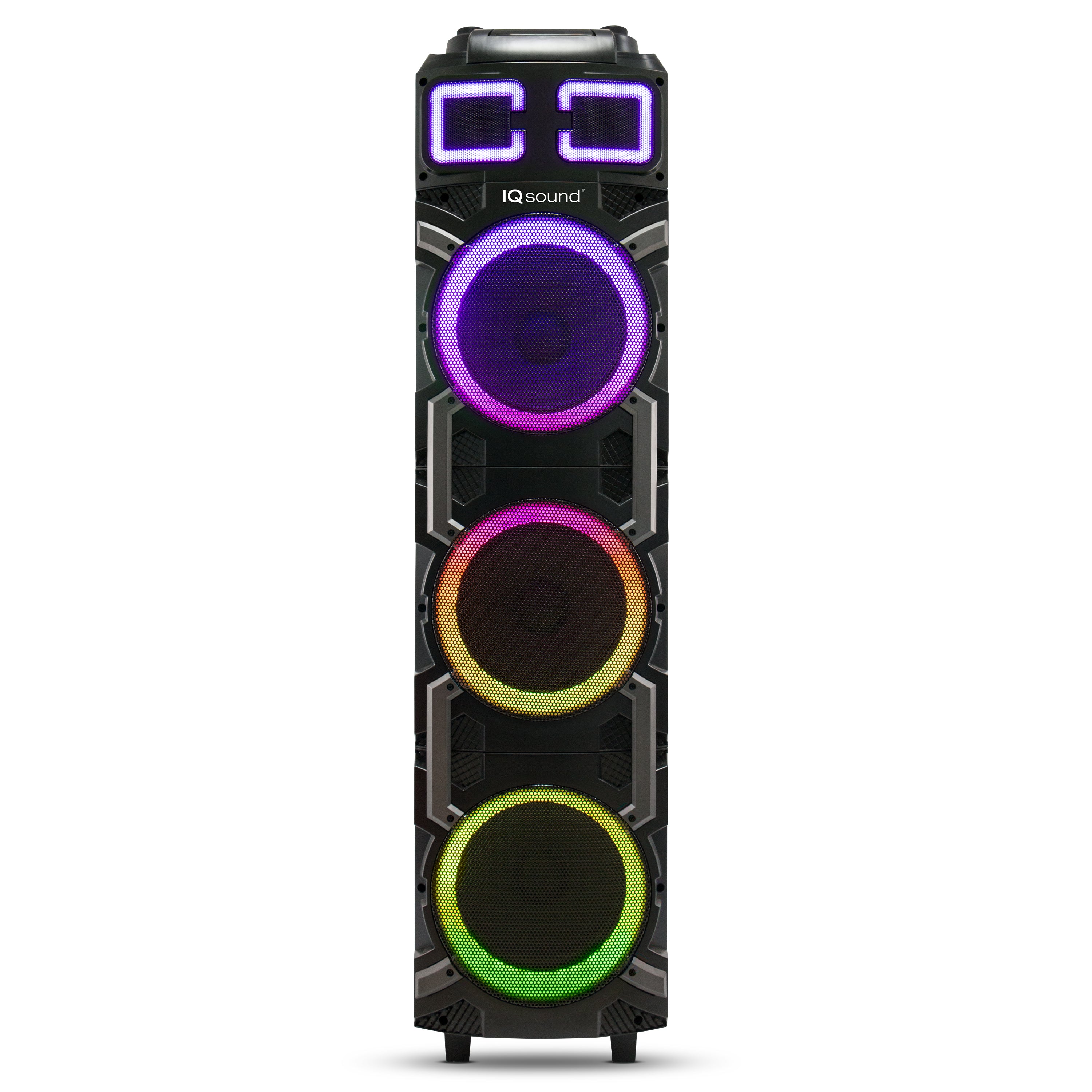 3x 10" Portable Bluetooth® Party Speaker